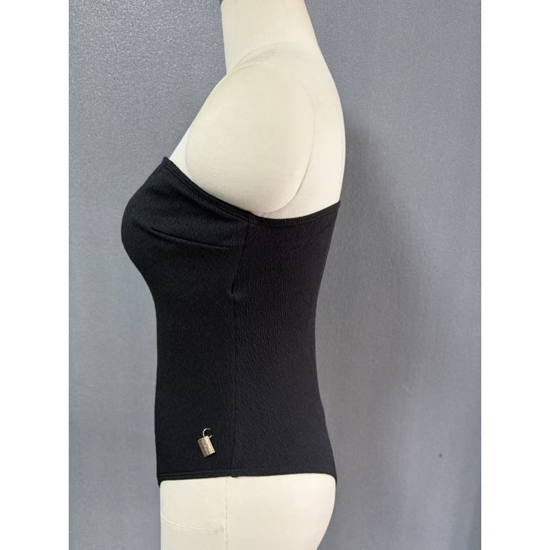 Damen Einteiliger Badeanzug mit bandeau Schnitt und figurbetonendem Design R&B