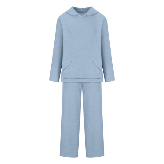 Damen bequemer Kapuzenpullover mit passender Jogginghose R&B