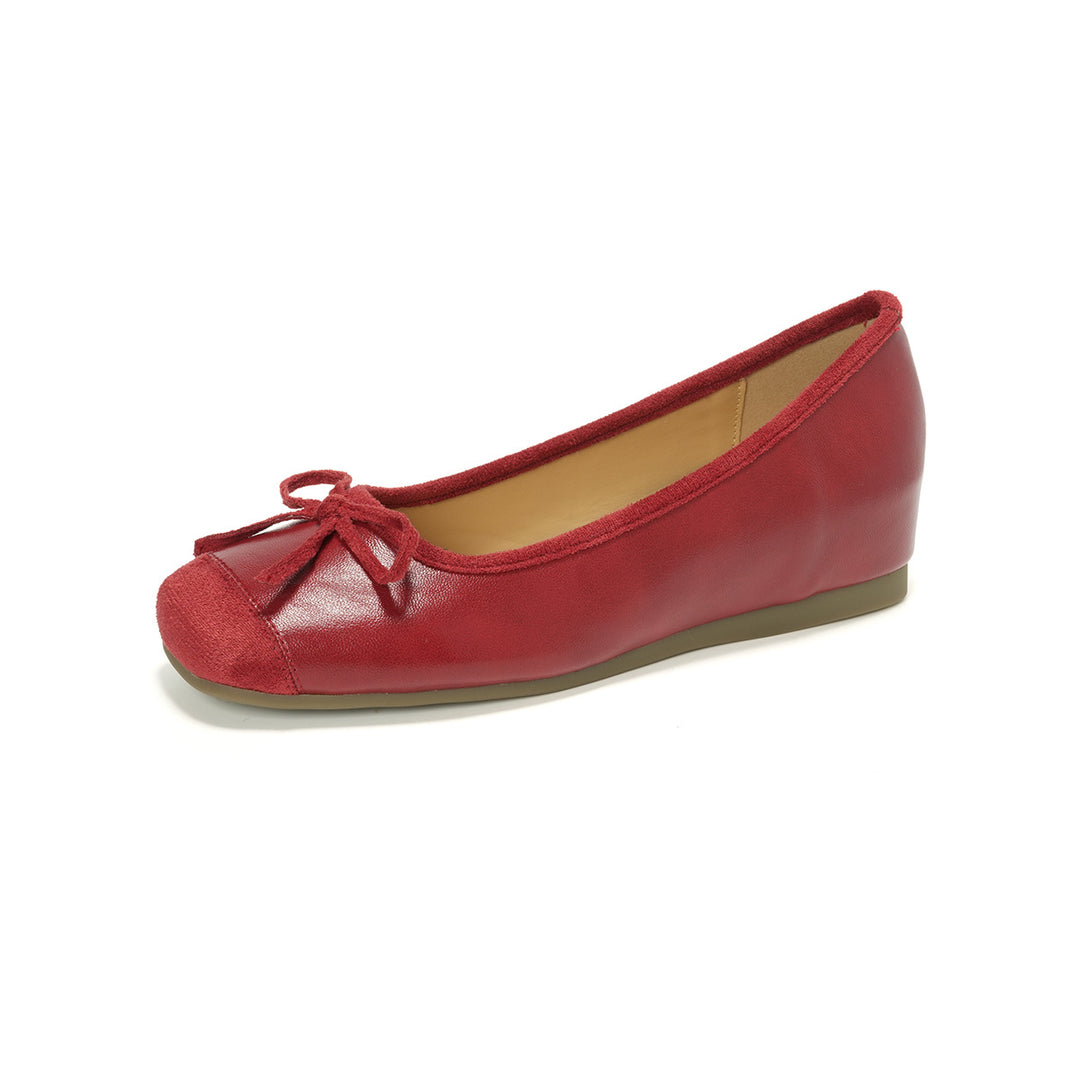 Damen Slingback Ballerinas mit dekorativem Schleifendetail R&B