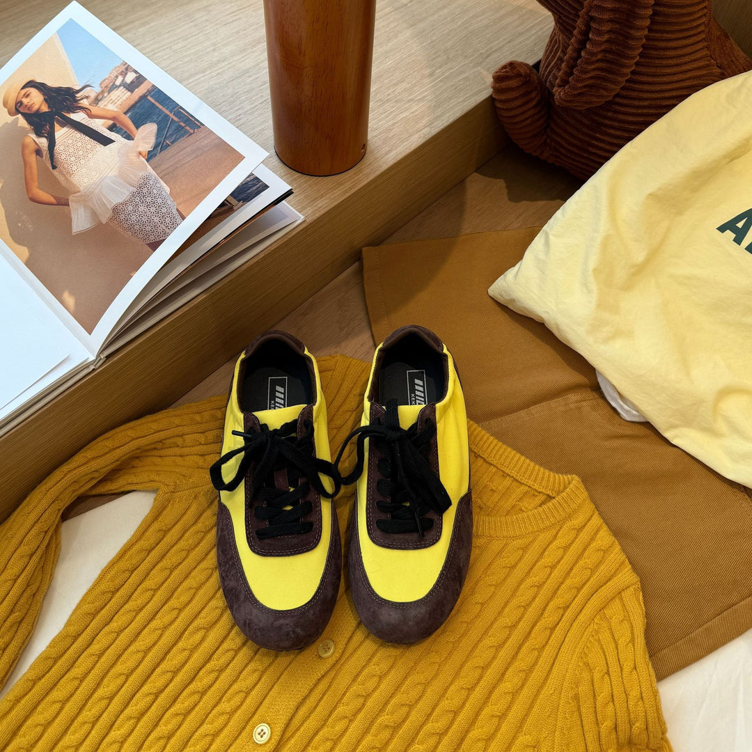 Damen Modische Sneakers im dynamischen Farbdesign mit atmungsaktiven Materialien R&B