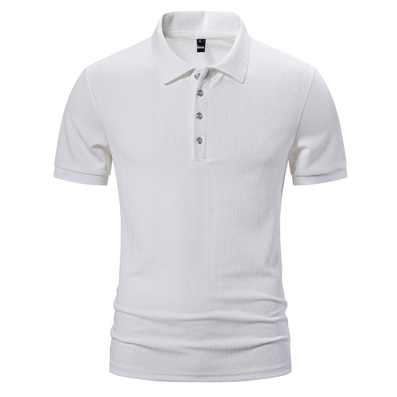 Herren Polohemd mit strukturiertem Design