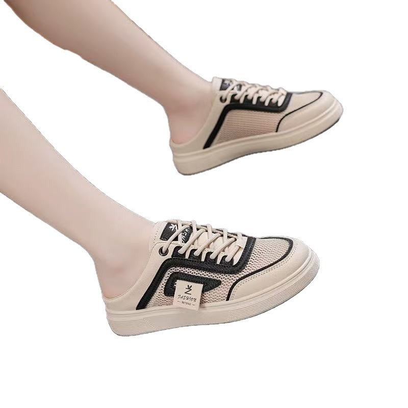 Damen Sportliche Slipper mit atmungsaktivem Mesh-Obermaterial R&B