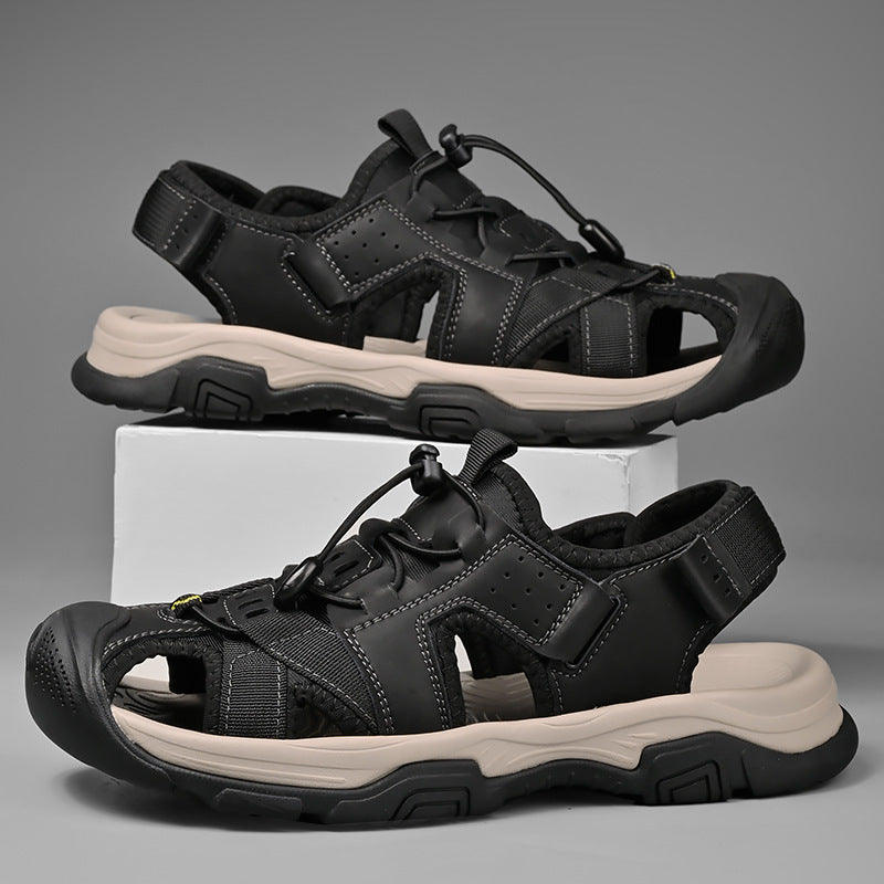 Herren Sportliche Sandalen mit rutschfester Sohle und verstellbarem Riemen R&B