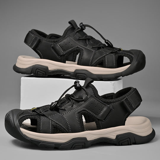 Herren Sportliche Sandalen mit rutschfester Sohle und verstellbarem Riemen R&B