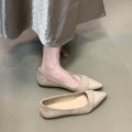 Damen spitze Ballerinas aus weichem Veloursleder R&B