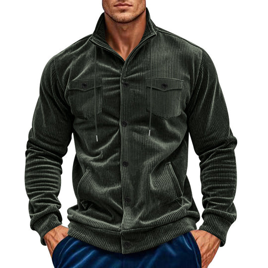 Herren cordjacke mit praktischen Brusttaschen R&B