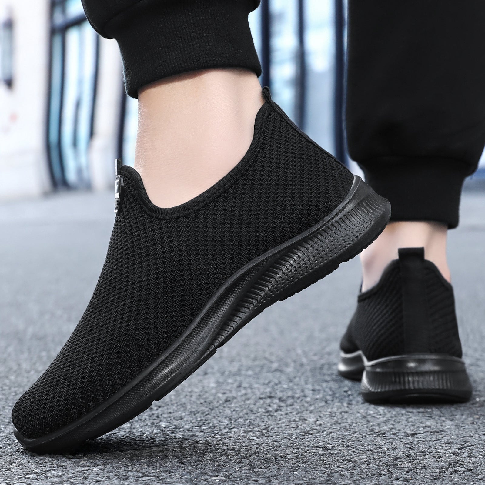 Damen Sportliche Knit-Sneaker mit atmungsaktivem Obermaterial R&B