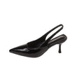 Damen Slingback-Pumps mit spitz zulaufendem Design und eleganter Hochglanz-Oberfläche R&B