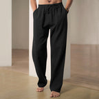 Herren lässige Freizeithose mit elastischem Bund und Seitentaschen R&B