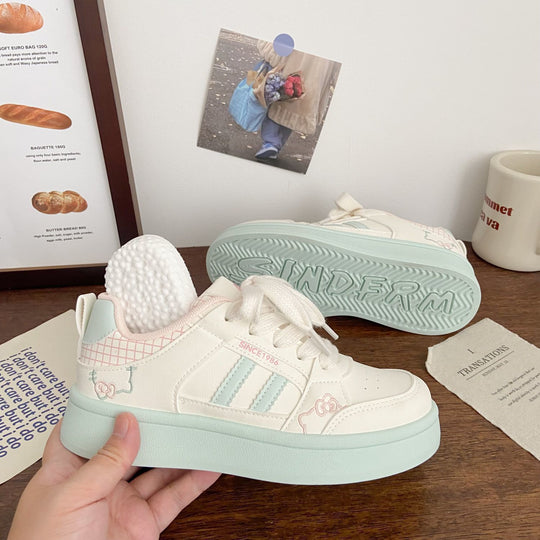 Damen Sportliche Sneakers mit verspielten Tiermotiven und atmungsaktiver Laufsohle R&B