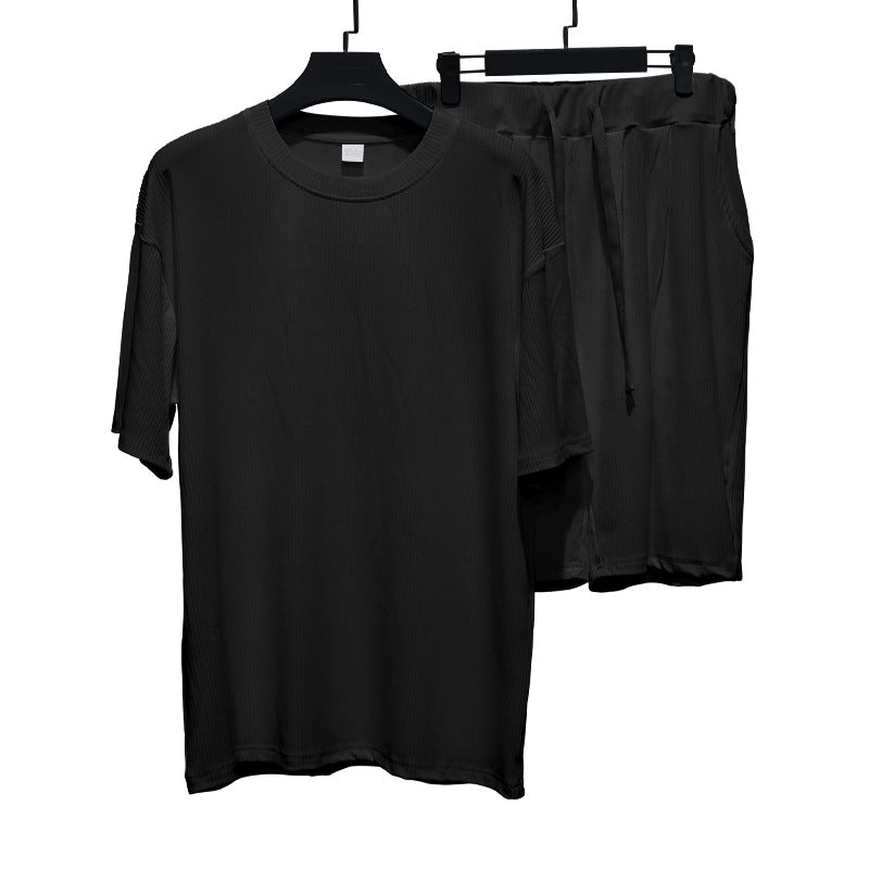 Herren stylishes Freizeit-Set aus atmungsaktivem Material R&B