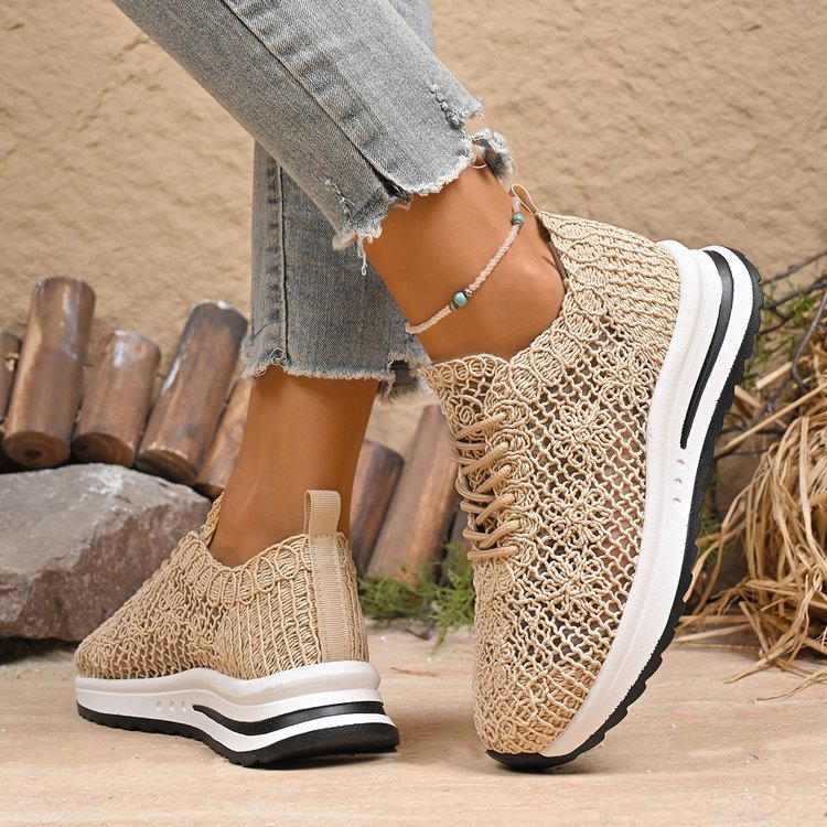 Damen Atmungsaktive Sneakers aus Netzmaterial R&B
