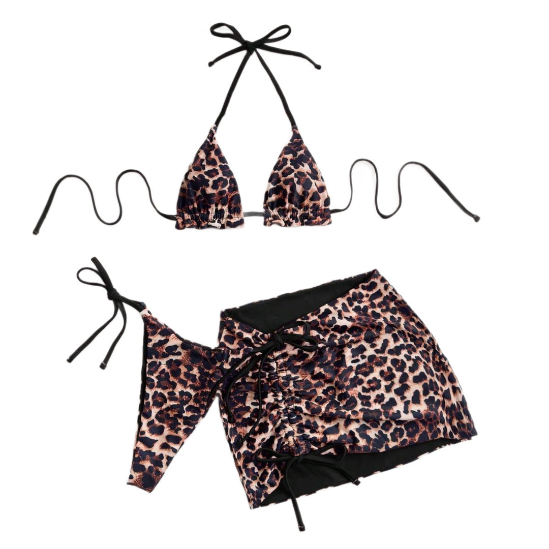 Damen Triangel-Bikini mit Wickelrock R&B
