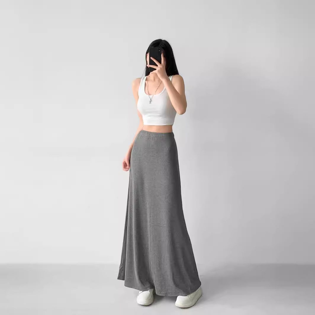 Damen Maxirock aus leichtem Jersey