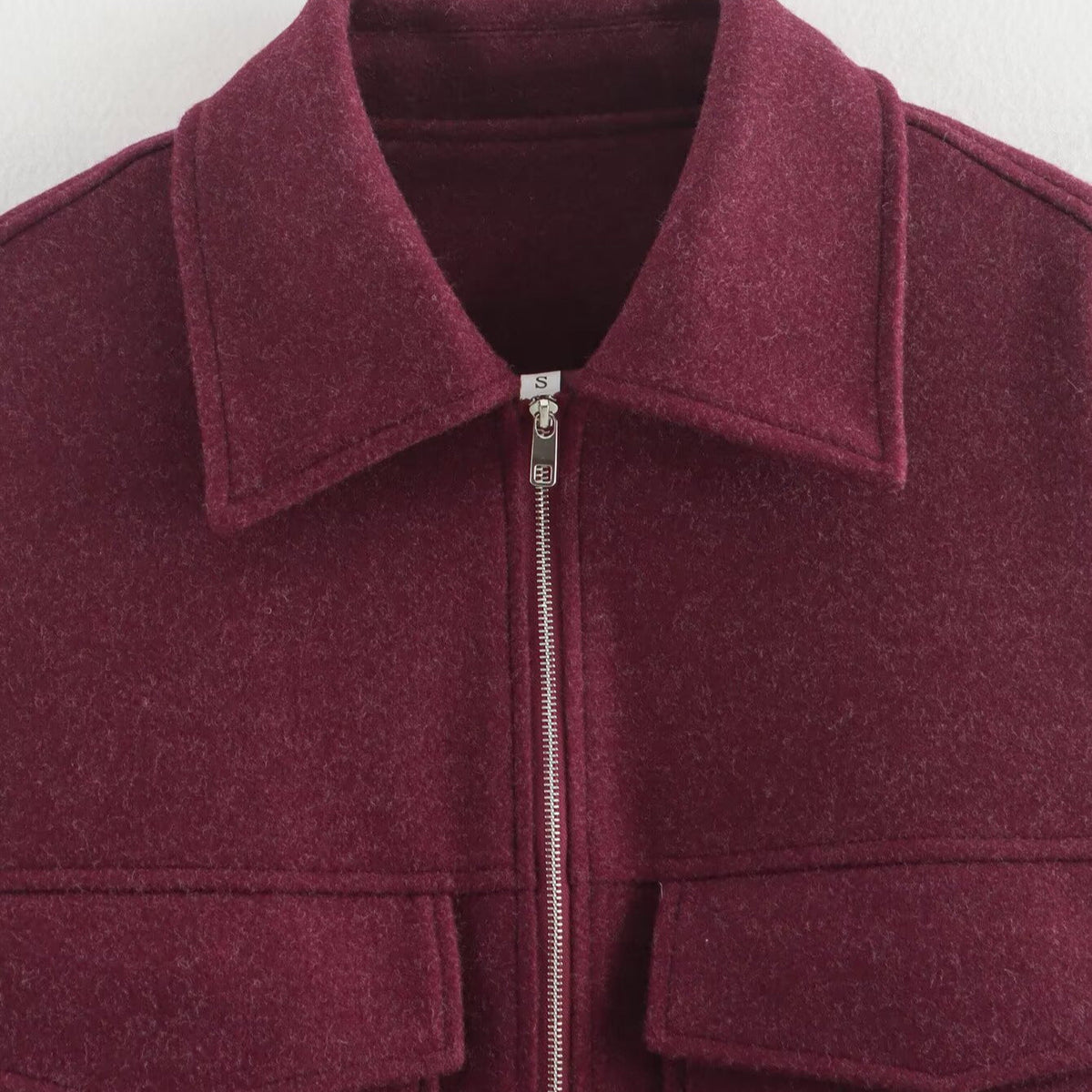 Damen Oversized Utility-Jacke mit praktischen Pattentaschen R&B