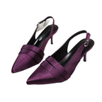 Damen Slingback Pumps mit elegantem Spitzendesign R&B