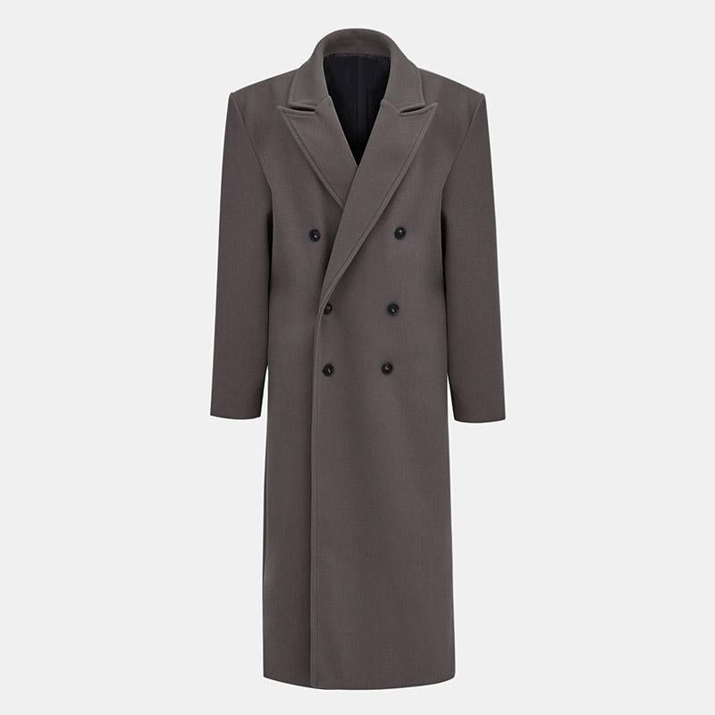 Damen Eleganter doppelt geknöpfter Trenchcoat mit taillierbarem Gürtel und schickem Schnitt