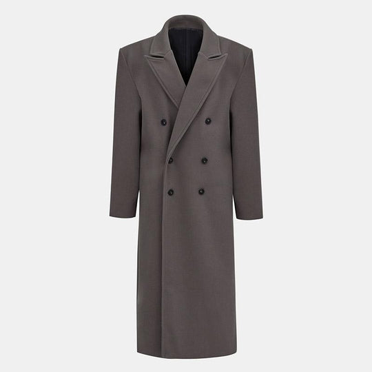 Damen Eleganter doppelt geknöpfter Trenchcoat mit taillierbarem Gürtel und schickem Schnitt R&B