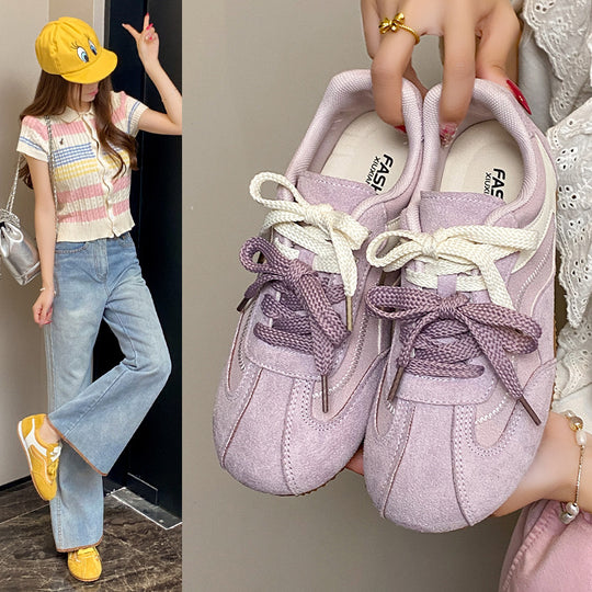 Damen sportliche Sneaker mit atmungsaktivem Obermaterial und komfortabler Sohle R&B