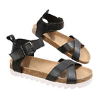 Damen Komfortable Riemchensandalen mit gepolstertem Fußbett und verstellbarem Riemen R&B