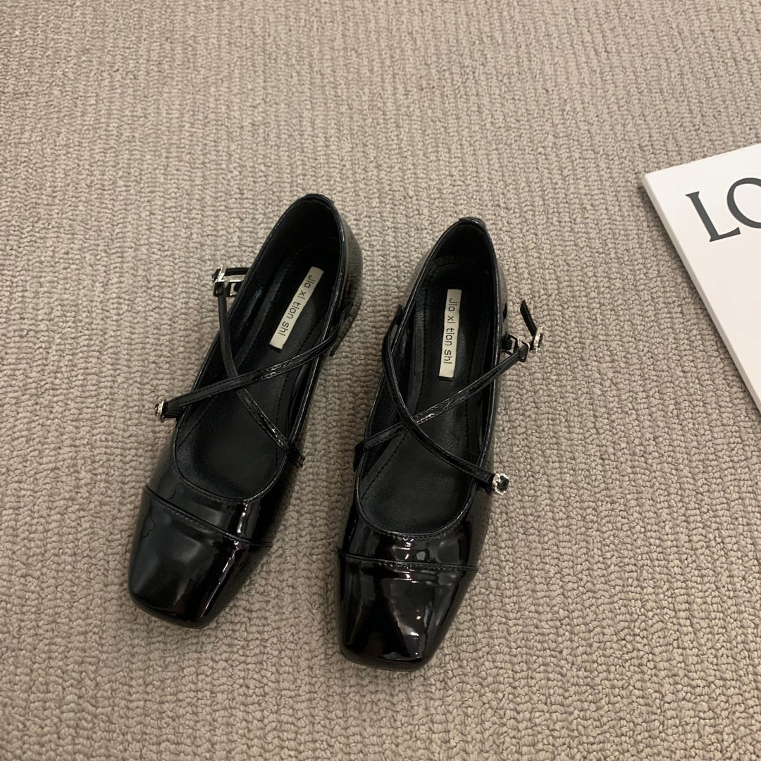 Damen elegante Schuhwerk mit Kreuzriemen R&B