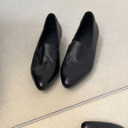Damen spitz zulaufende Mokassins mit elegantem Schlupfdesign