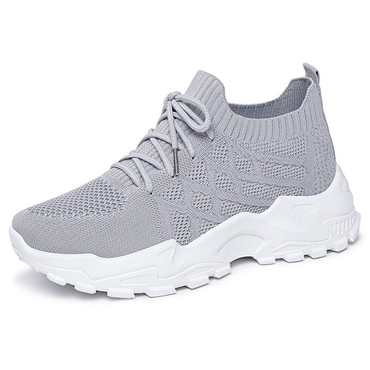 Damen Sportliche und atmungsaktive Laufschuhe mit elastischem Schaft R&B