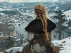 Damen hochwertige Winterjacke mit Pelzkragen