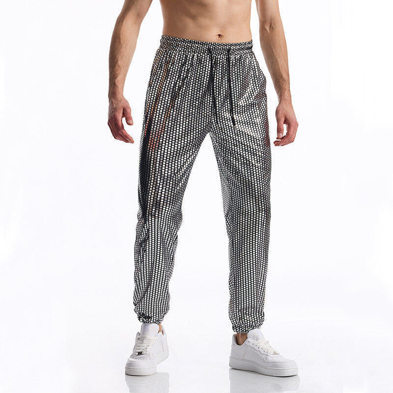 Herren Sportliche Jogginghose mit reflektierendem Design R&B