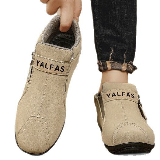 Herren Casual Stiefel mit praktischem Reißverschluss und rutschfester Sohle R&B