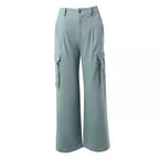 Damen Cargo-Hose mit weitem Schnitt und praktischen Taschen R&B