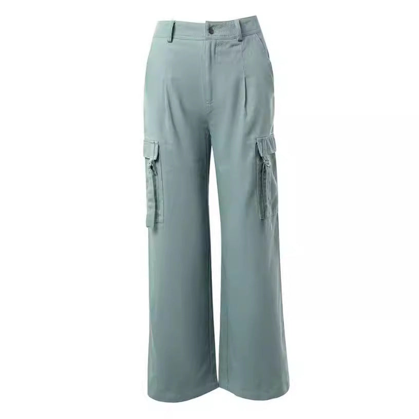 Damen Cargo-Hose mit weitem Schnitt und praktischen Taschen R&B