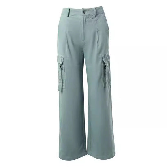 Damen Cargo-Hose mit weitem Bein und praktischen Taschen R&B