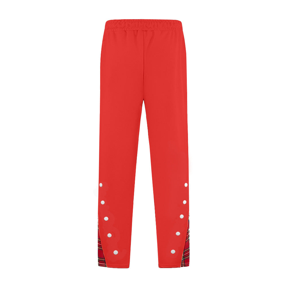 Damen Sportliche Freizeithose mit modischen Akzenten und elastischem Bund R&B
