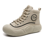 Damen modische High-Top Sneakers mit strapazierfähiger Sohle und sportlichem Design R&B