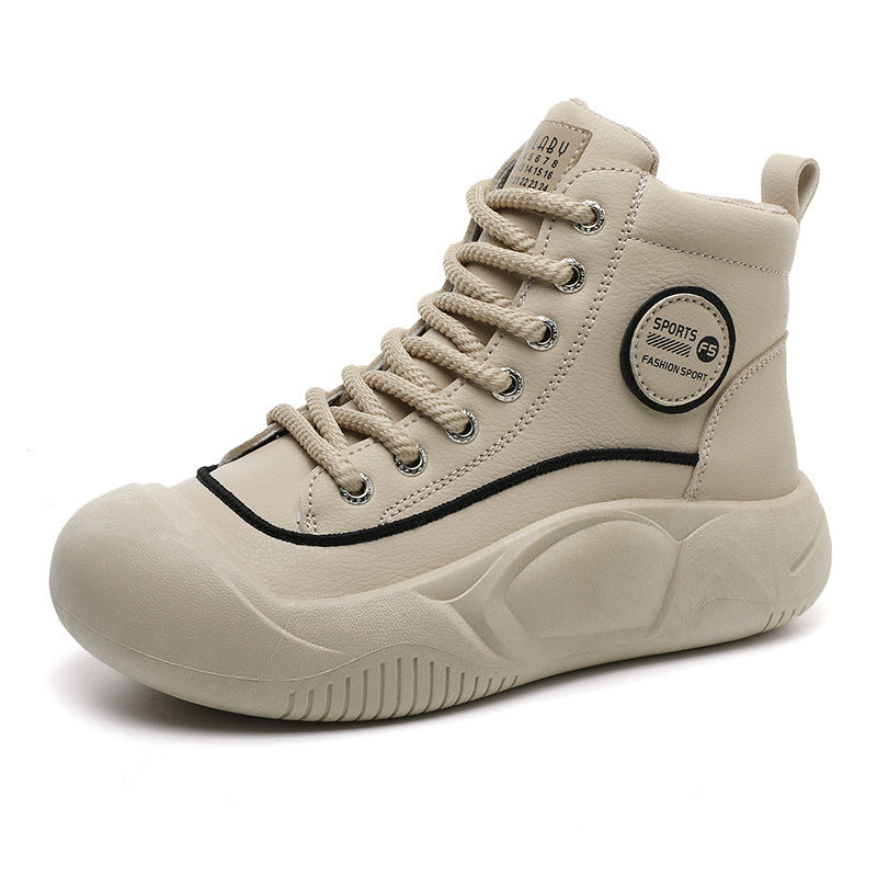 Damen modische High-Top Sneakers mit strapazierfähiger Sohle und sportlichem Design R&B