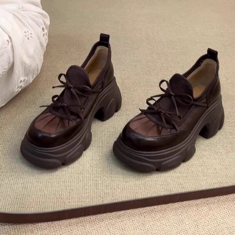 Damen modische Sneaker mit voluminösem Sohlenprofil und atmungsaktiver Oberfläche R&B