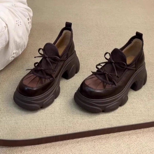 Damen modische Sneaker mit voluminösem Sohlenprofil und atmungsaktiver Oberfläche R&B