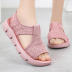 Damen Atmungsaktive Sandalen mit flexibel verstellbarem Riemen