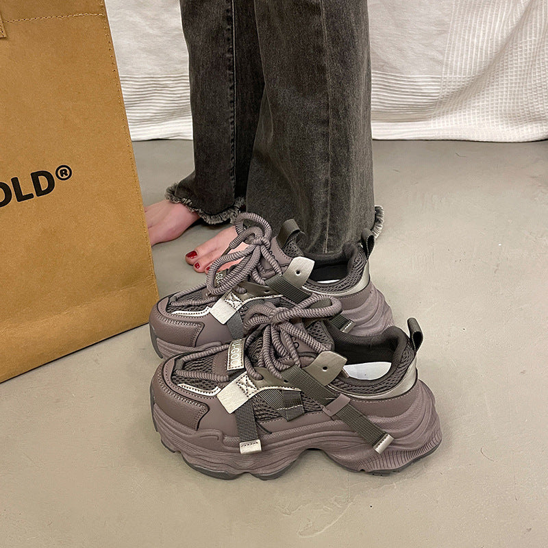 Damen Bequeme Chunky Sneakers mit innovativem Sohlen-Design R&B