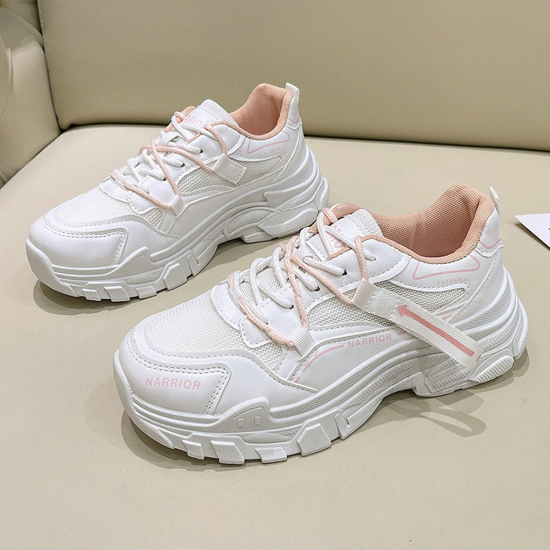 Damen Sportliche Chunky Sneakers mit atmungsaktiver Obermaterialstruktur R&B