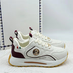Damen Komfortable Lifestyle Sneakers mit modischem Design und atmungsaktiver Oberflächenstruktur