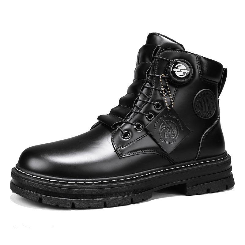 Herren robuste Schnürboots mit rutschfester Sohle und wasserabweisendem Obermaterial R&B