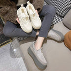 Damen Bequeme Slip-On Sneakers mit isolierendem Innenfutter und rutschfester Sohle R&B