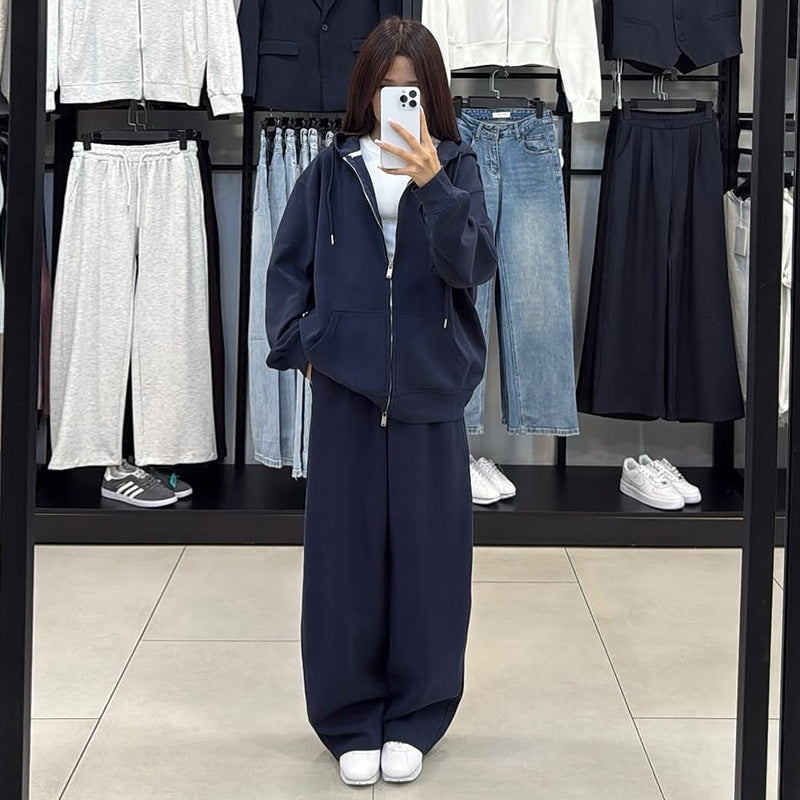 Damen bequemer und stylischer Kapuzenset R&B