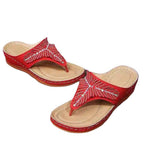 Damen elegante Flip-Flops mit funkelnder Verzierung R&B