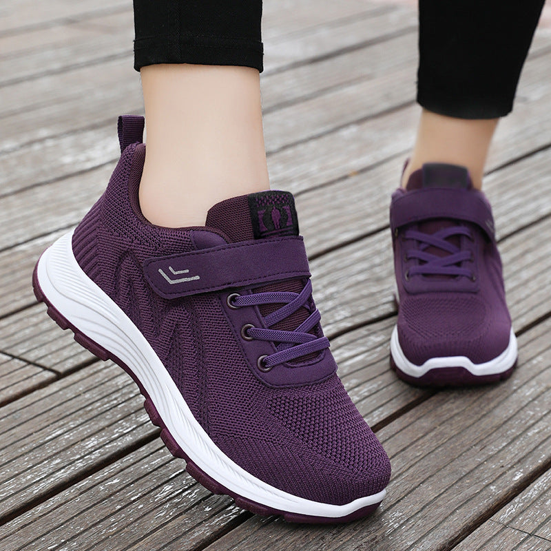 Damen Sportliche Laufschuhe mit flexiblem Klettverschluss und atmungsaktivem Obermaterial R&B