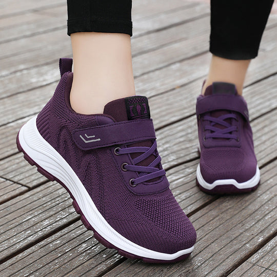 Damen Sportliche Laufschuhe mit flexiblem Klettverschluss und atmungsaktivem Obermaterial R&B