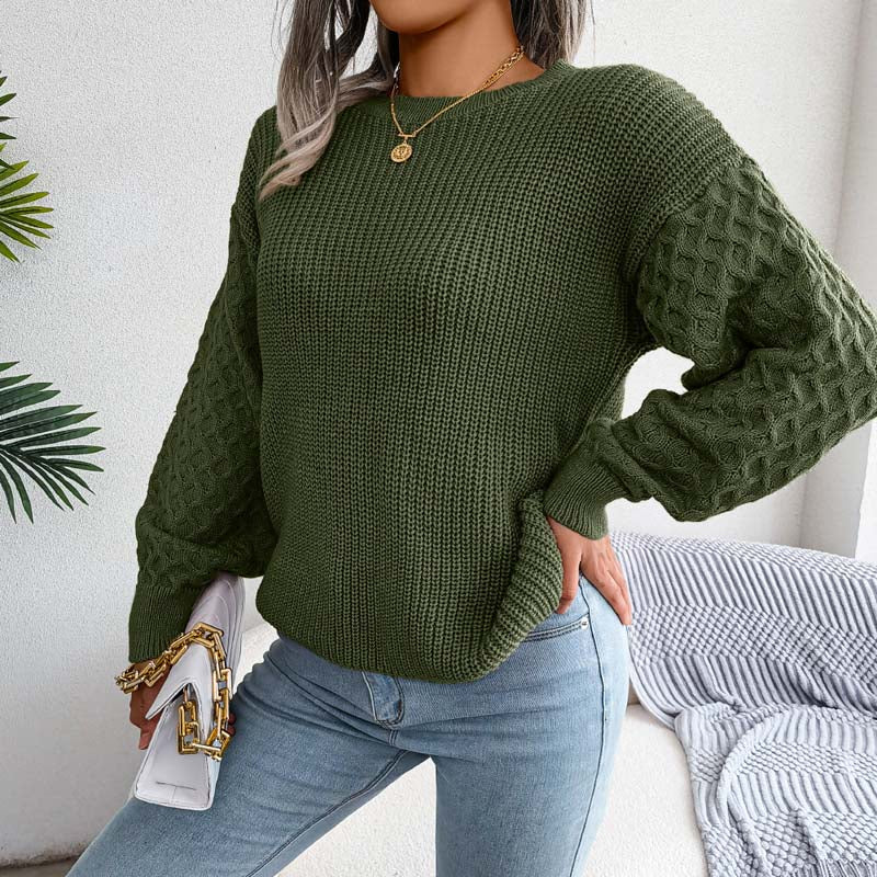 R&B | Einfarbige Strickpullover