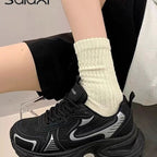 Damen Chunky Sneakers mit atmungsaktiver Oberfläche und dämpfendem Komfort